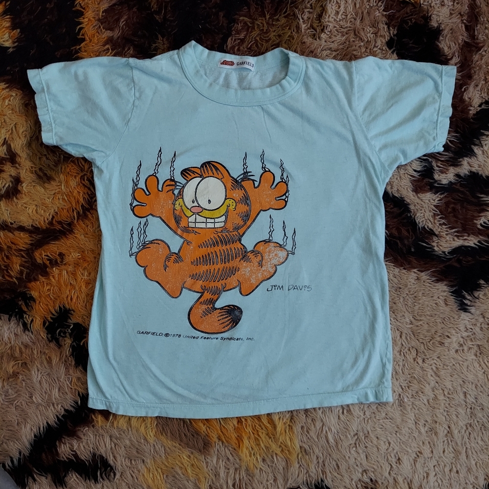 Vintage Garfield T-Shirt c 1978 1970s VTG size M